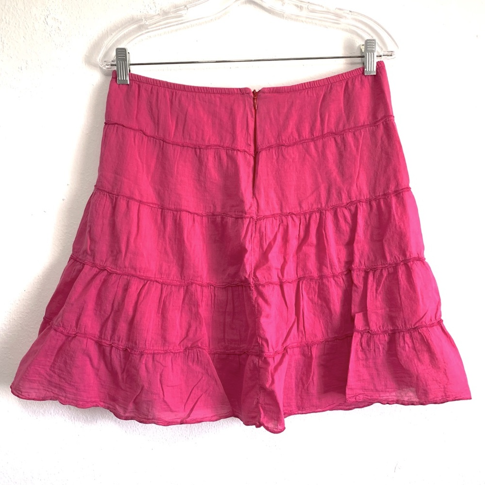 Athleta 100% Cotton Tiered Mini Skirt - Picture 2 of 7